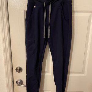 Figs Navy Blue Zamora Jogger Scrub Pants